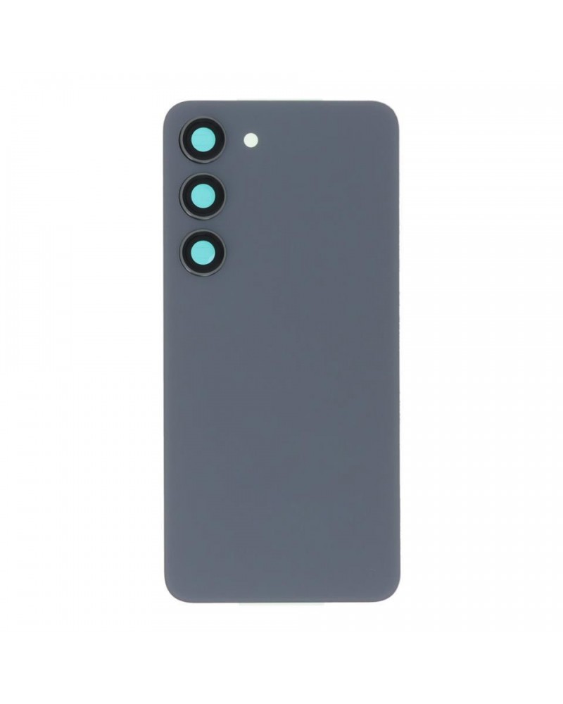 Rear Battery Cover and Camera Lens for Samsung Galaxy S23 S911 S911B S911B SM-S911 - Grey