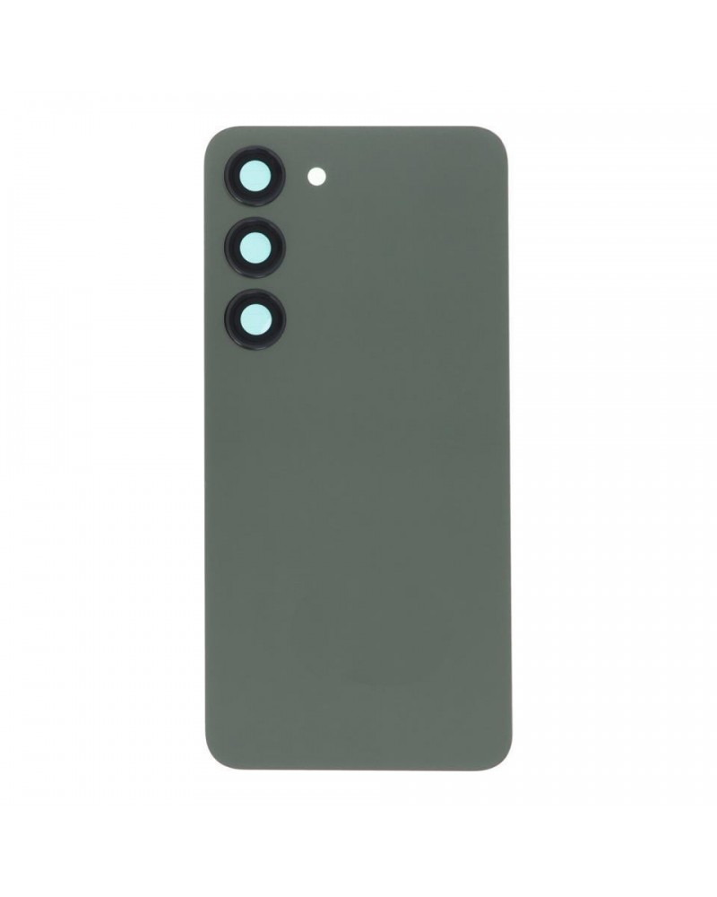 Rear Battery Cover and Camera Lens for Samsung Galaxy S23 S911 S911B SM-S911 - Green