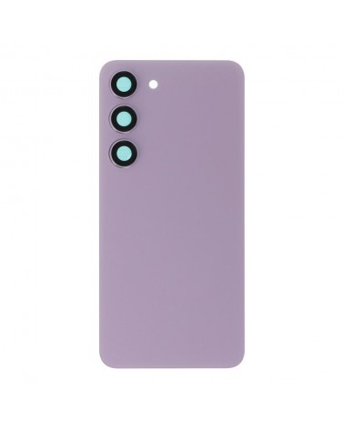 Rear Battery Cover and Camera Lens for Samsung Galaxy S23 S911 S911B S911B SM-S911 - Purple