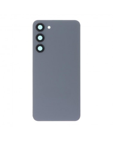 Rear Battery Cover and Camera Lens for Samsung Galaxy S23 Plus S916 S916B S916B SM-S916 - Grey