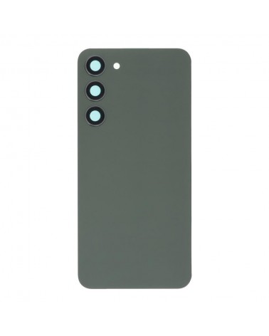 Rear Battery Cover and Camera Lens for Samsung Galaxy S23 Plus S916 S916B SM-S916 - Green