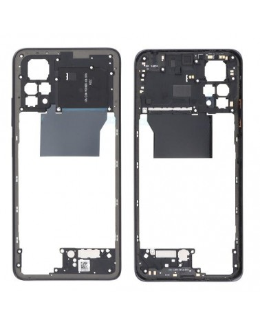 Central Frame for Xiaomi Poco X4 Pro 5G - Black