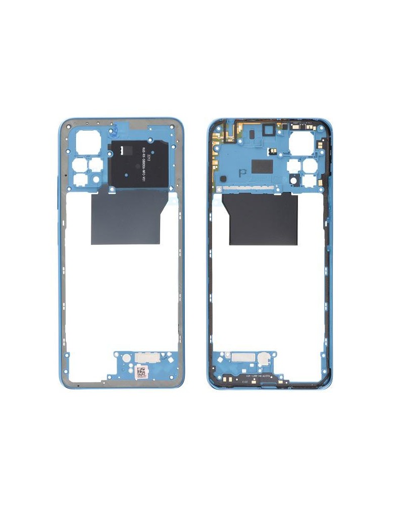 Central Frame for Xiaomi Poco X4 Pro 5G - Blue