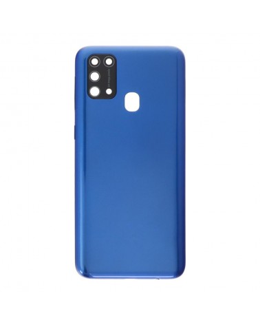 Rear Battery Cover and Camera Lens for Samsung Galaxy M31 M315 M315F M315F - Blue