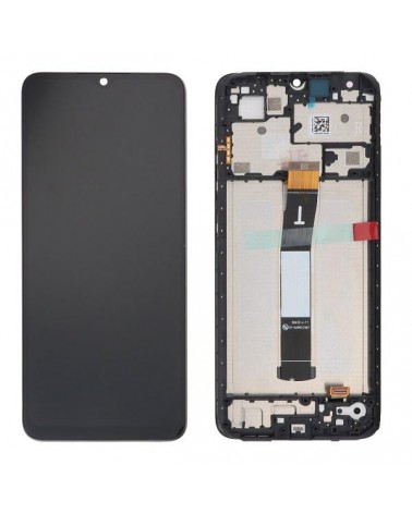 LCD e ecrã tátil com moldura para Xiaomi Redmi 12C 22120RN86G