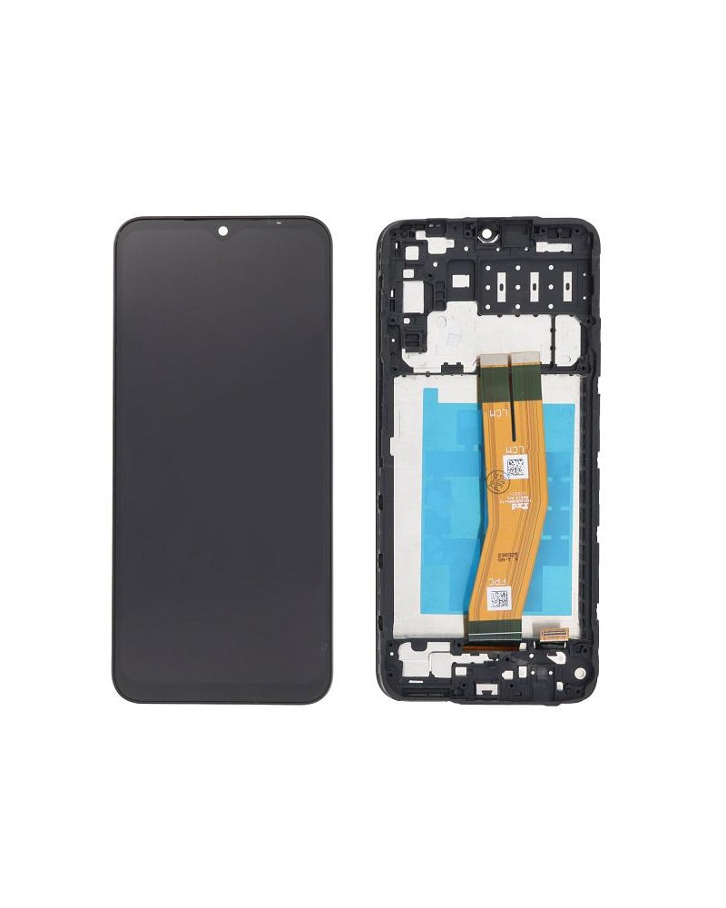 LCD e ecrã tátil com moldura para Samsung Galaxy A14 4G A145