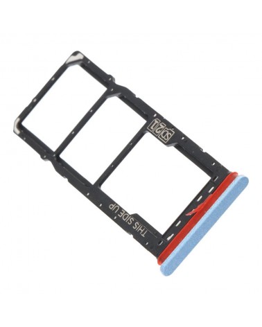 Suporte para cartão SIM para Motorola Moto E22 XT2239 Motorola Moto E22i - Azul