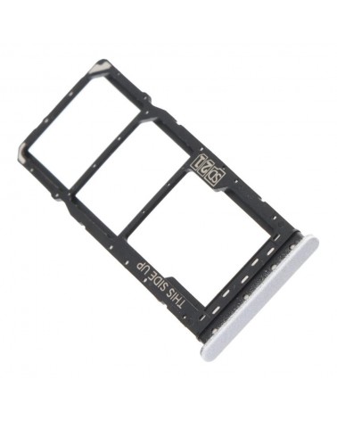 Soporte Tarjeta Sim para Motorola Moto E22 XT2239   Motorola Moto E22i - Plata