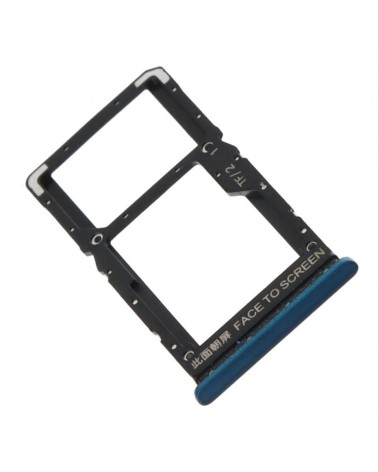 Suporte para cartão SIM para Xiaomi Redmi Note 11S 5G 22031116BG - Azul escuro