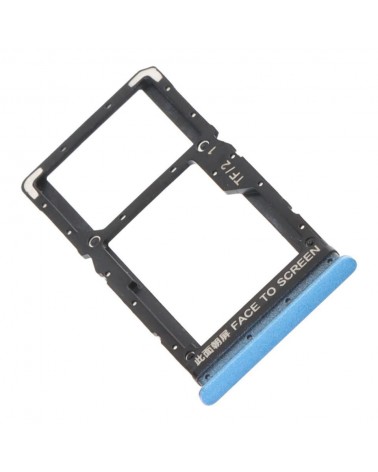 Suporte para cartão SIM para Xiaomi Redmi Note 11S 5G 22031116BG - Azul claro