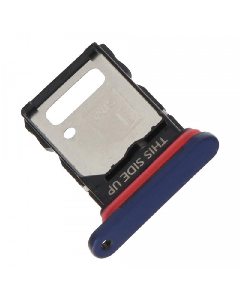 Suporte para cartão SIM para Motorola Moto Edge S30 - Azul escuro