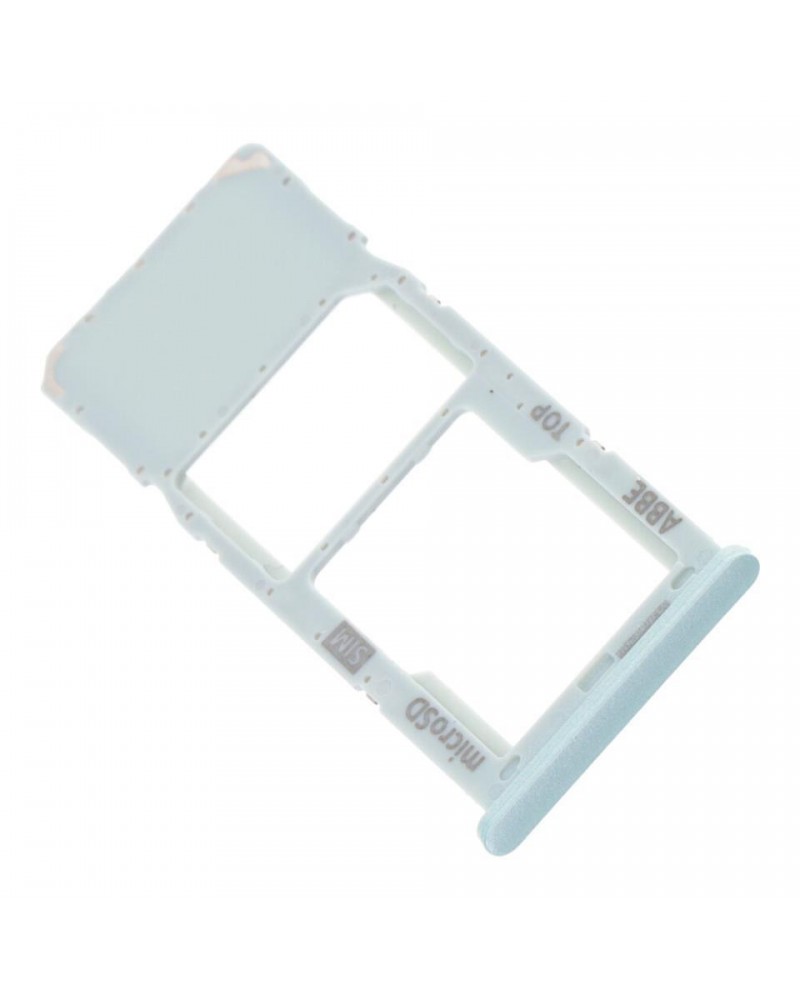 Suporte para cartão SIM único para Samsung Galaxy M33 5G M336 - Azul