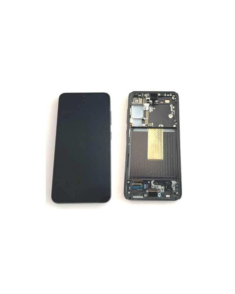 LCD e ecrã tátil com moldura preta para Samsung Galaxy S23 S911 S911B S911B Service Pack