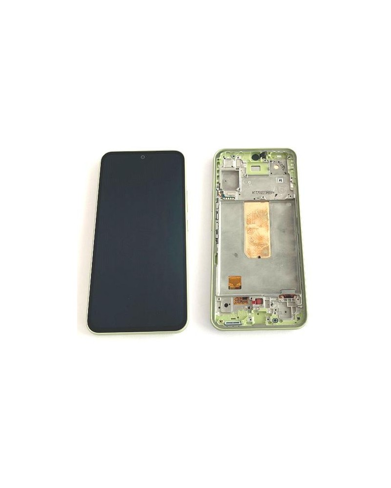 LCD e Ecrã Táctil com Moldura Verde Lima para Samsung Galaxy A54 5G A546 A546B A546B Service Pack