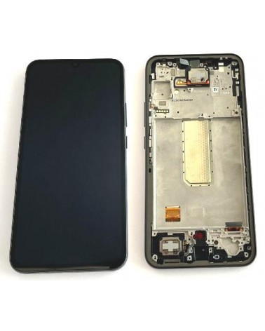 LCD e ecrã tátil com moldura preta para Samsung Galaxy A34 5G A346 A346B A346B Service Pack