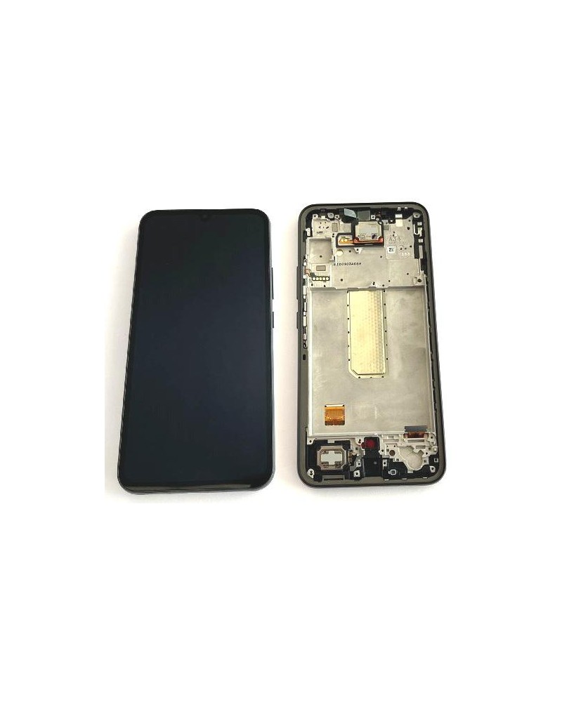 LCD e ecrã tátil com moldura preta para Samsung Galaxy A34 5G A346 A346B A346B Service Pack