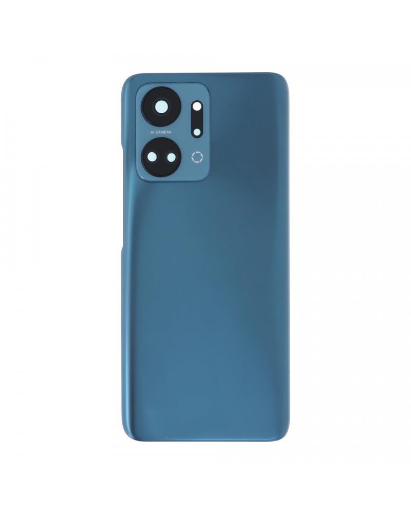 Rear Battery Cover and Camera Lens for Huawei Honor X7a RKY-LX2 - Blue