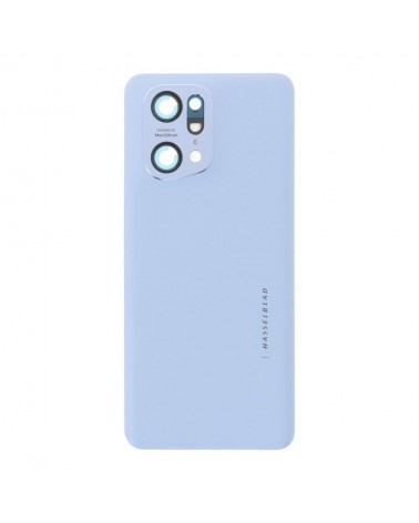 Oppo Find X5 Pro CPH2305 Tampa traseira da bateria e aparador CPH2305 - Azul