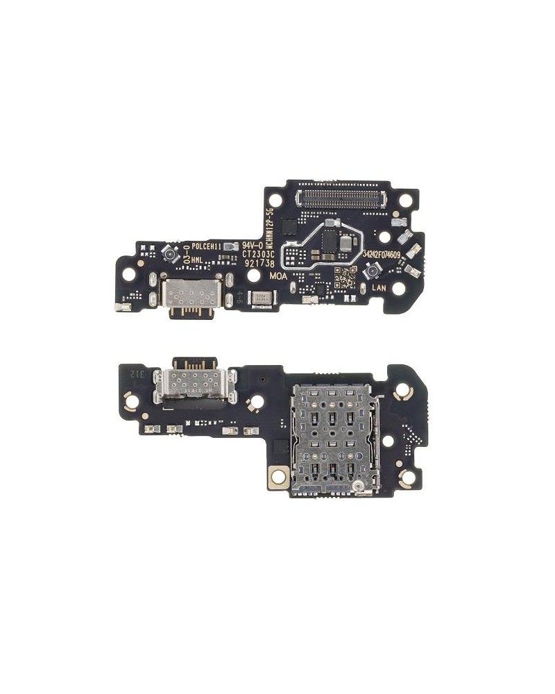 Flex Conector de Carga para Xiaomi Redmi Note 12 Pro 5G MZB0CXQIN