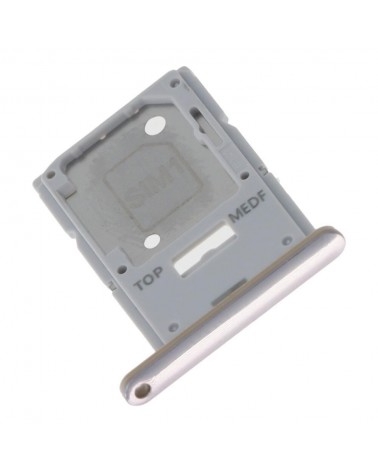 Soporte Tarjeta Sim para Samsung Galaxy M54 - Plata