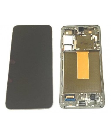 LCD e ecrã tátil com moldura verde Samsung Galaxy S23 Plus S916 S916B SM-S916 Service Pack