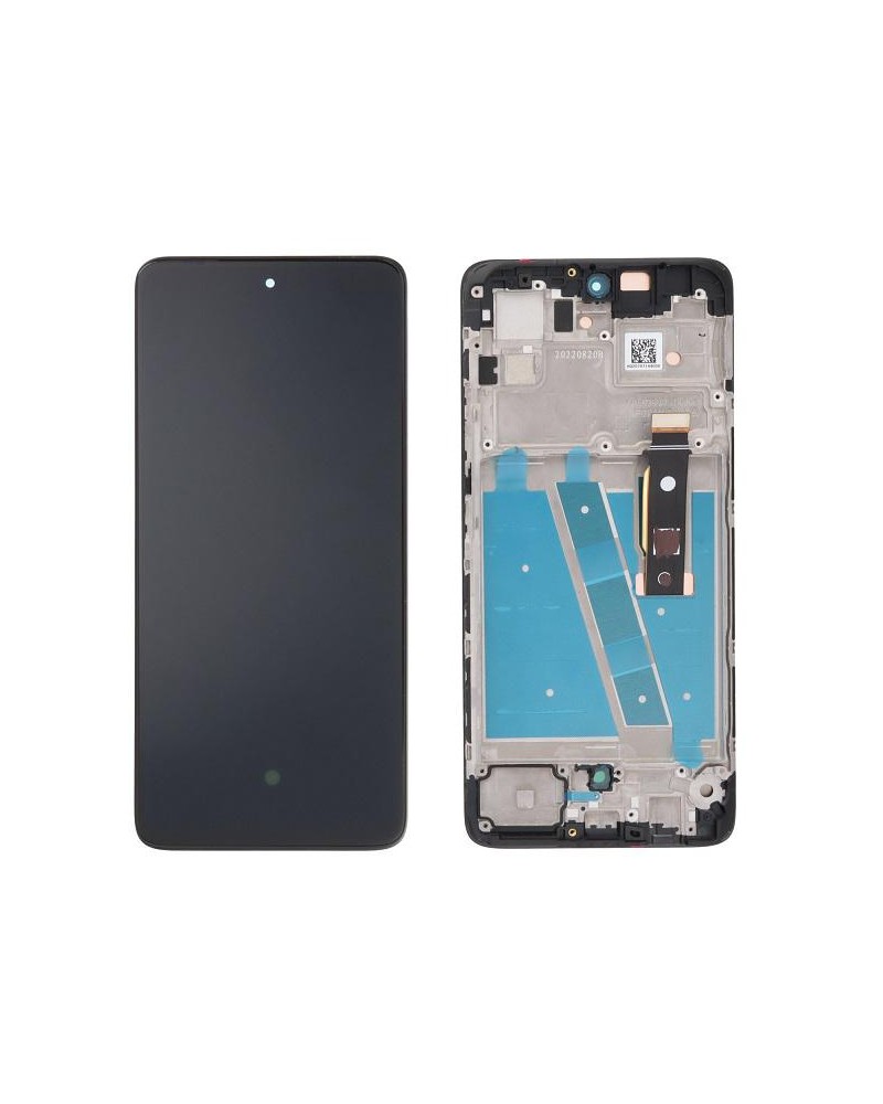 LCD e ecrã tátil com moldura para Motorola Moto G72 XT2255-1