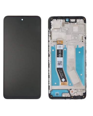 LCD and Touch screen with frame for Motorola Moto G73 5G XT2237