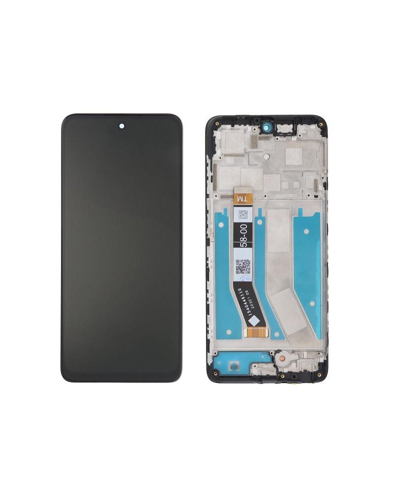 LCD and Touch screen with frame for Motorola Moto G73 5G XT2237