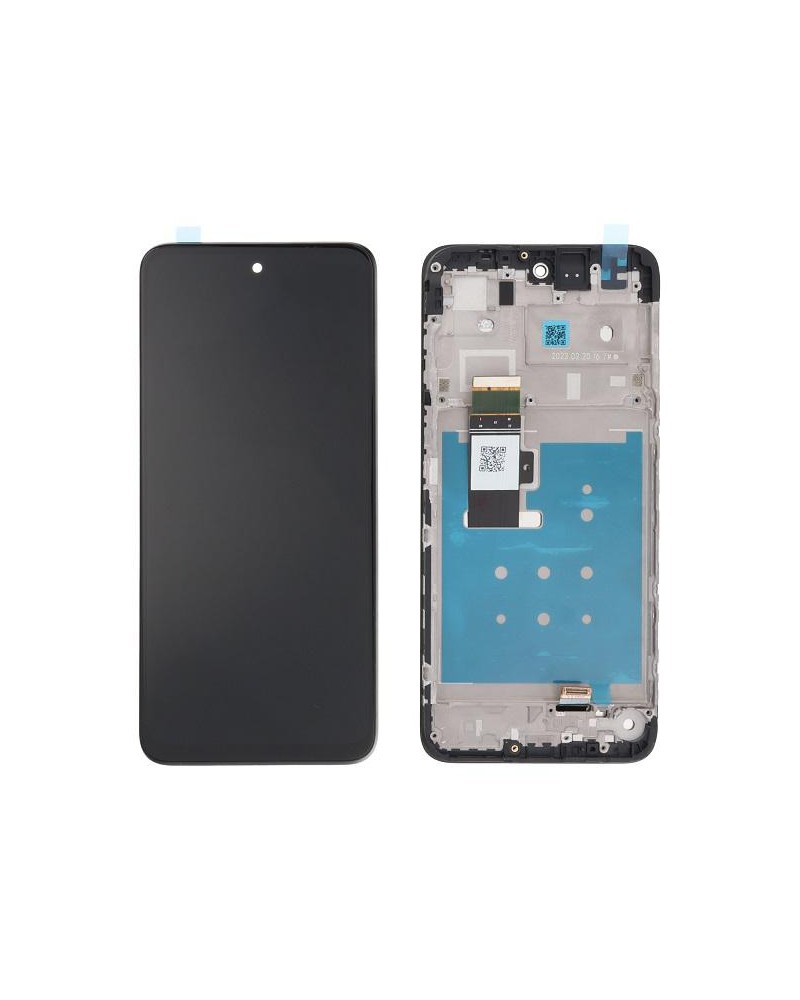 LCD e ecrã tátil com moldura para Motorola Moto G23 XT2333-1