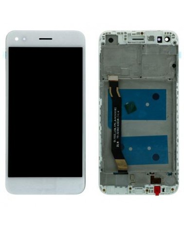 LCD e ecrã tátil com moldura para Huawei P9 Lite Mini Huawei Y6 Pro 2017 - Branco