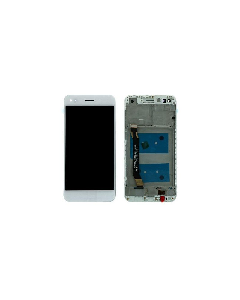 LCD e ecrã tátil com moldura para Huawei P9 Lite Mini Huawei Y6 Pro 2017 - Branco