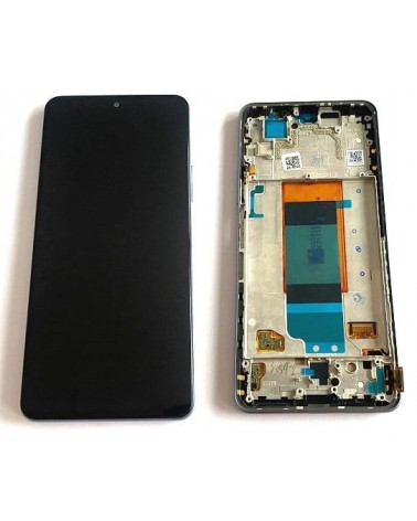 LCD and Touch Screen with Blue Frame for Xiaomi Poco F4 22021211RG