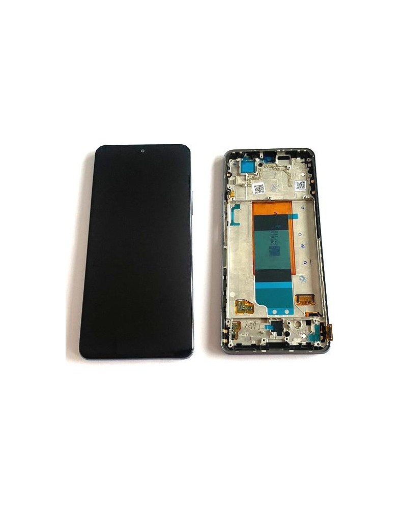 LCD e ecrã tátil com moldura azul para Xiaomi Poco F4 22021211RG