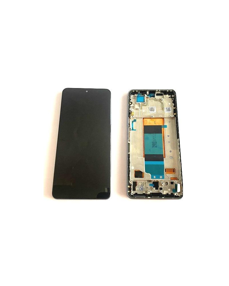 LCD e ecrã tátil com moldura azul para Xiaomi Poco F4 22021211RG Qualidade TFT