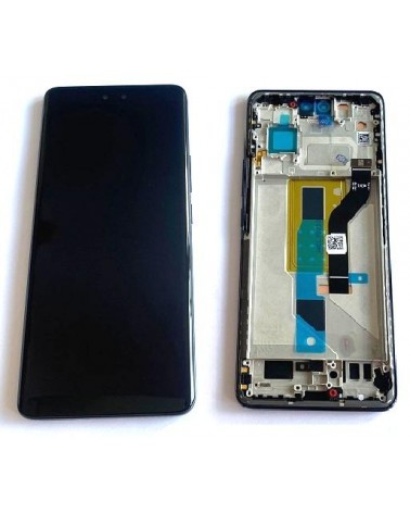 LCD e ecrã tátil com moldura preta para Xiaomi Mi 13 Lite 2210129SG