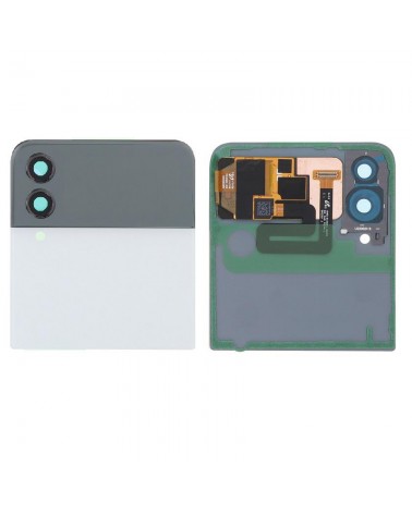 White back cover and LCD screen for Samsung Galaxy Z Flip 4 F721