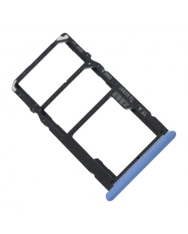 Dual Sim Card Holder for Realme 6 RMX2001 - Blue