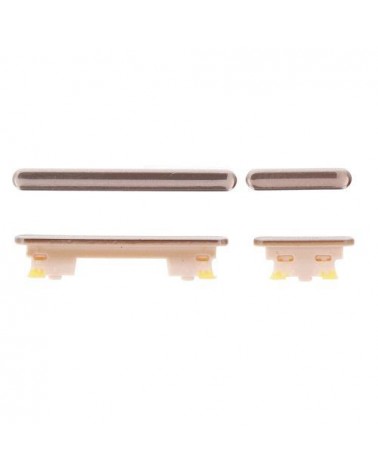 Volume and Power Button Set for Samsung Galaxy A33 5G A336 A336B - Peach Gold