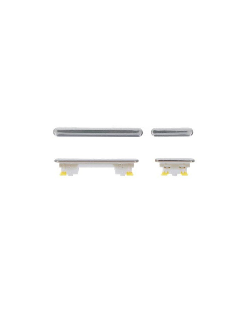 Volume and Power Button Set for Samsung Galaxy A33 5G A336 A336B - Silver