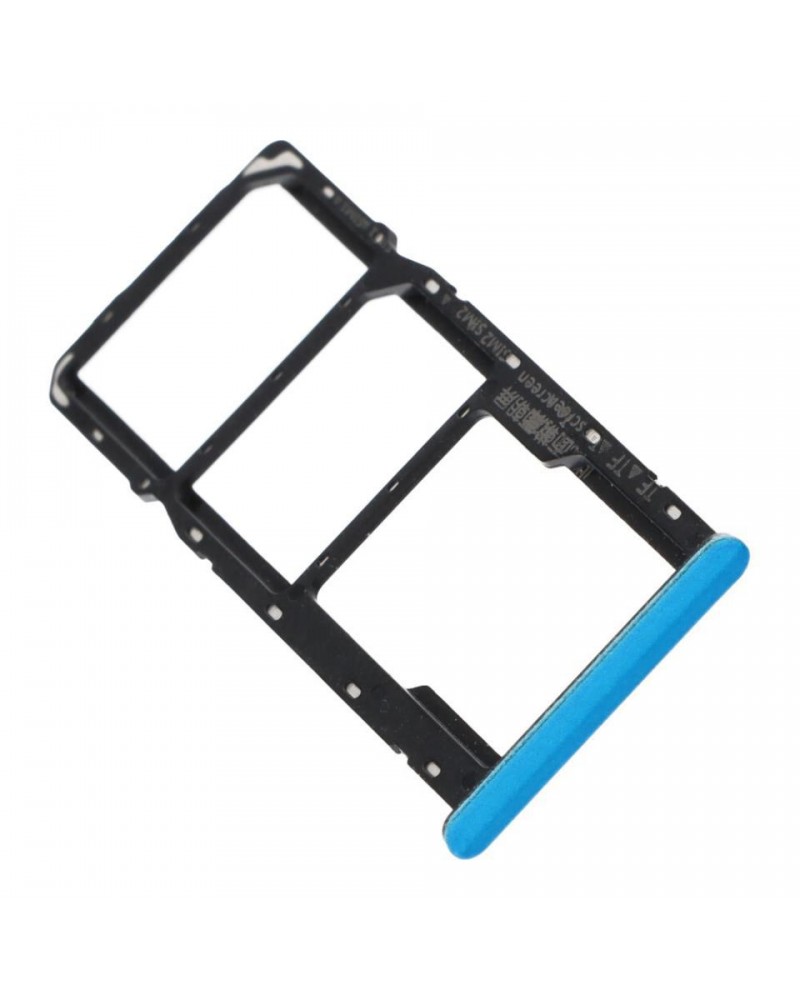  Suporte para cartão SIM duplo para Realme 6i RMX2040 - Azul