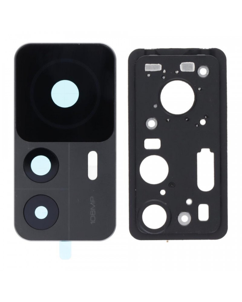 Xiaomi Mi 12T Rear Camera Lens and Cover - Black