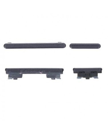 Volume and Power Button Set for Samsung Galaxy S21 FE 5G G990 - Black