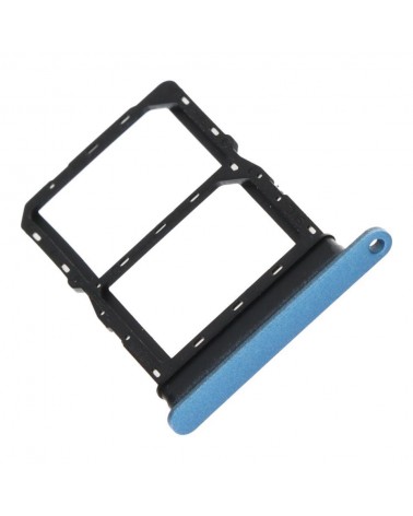 Suporte para cartão SIM para Huawei Honor X7a RKY-LX2 - Azul