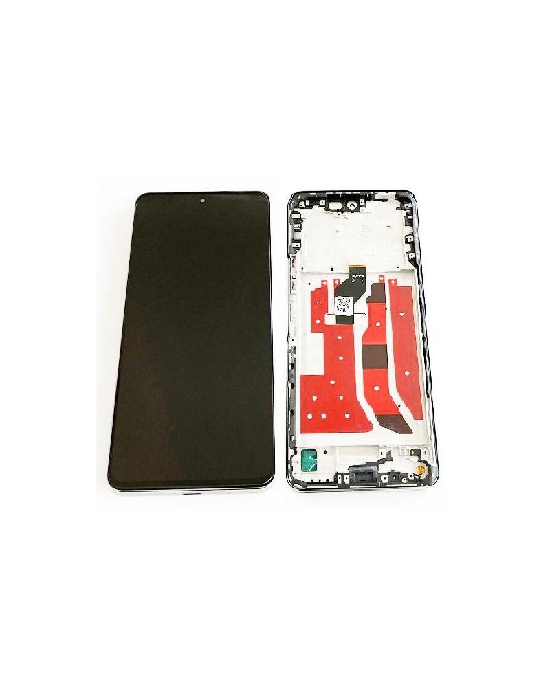 LCD and Touch Screen with Silver Frame for Huawei Nova 9 SE 5G JLN-LX1 JLN-LX3