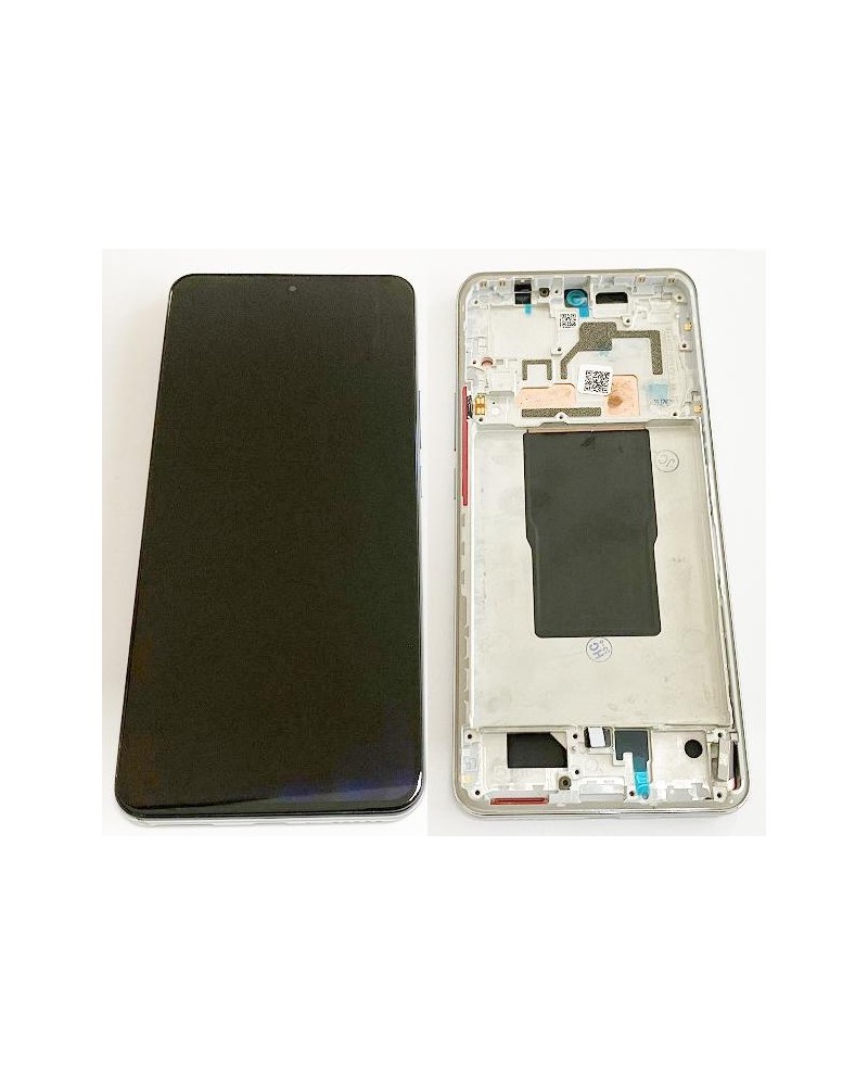 LCD and Touch Screen with Silver Frame for Xiaomi Mi 12T Xiaomi Mi 12T Pro