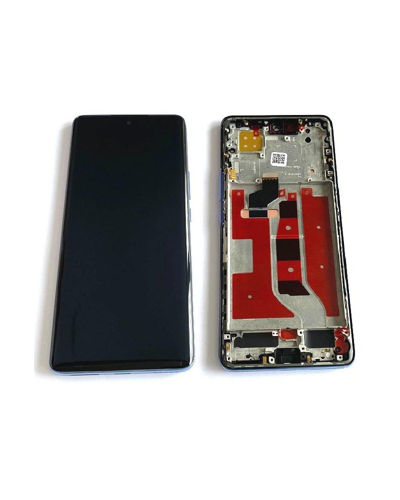 LCD e ecrã tátil com moldura azul para Huawei Nova 9 NAM-AL00 NAM-LX9