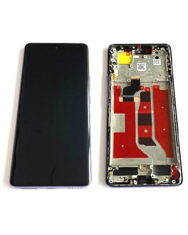 LCD and Touch screen with lilac frame for Huawei Nova 9 NAM-AL00 NAM-LX9