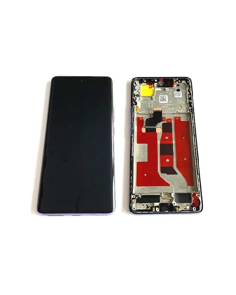 LCD and Touch screen with lilac frame for Huawei Nova 9 NAM-AL00 NAM-LX9