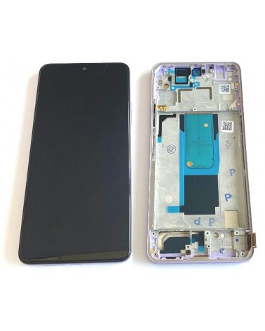 LCD and Touch Screen with Lila Frame for Xiaomi Redmi Note 11 Pro Plus 5G 21091116UG 21091116UC TFT Quality