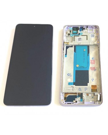 LCD and Touch Screen with Lilac Frame for Xiaomi Redmi Note 11 Pro Plus 5G Oled Quality